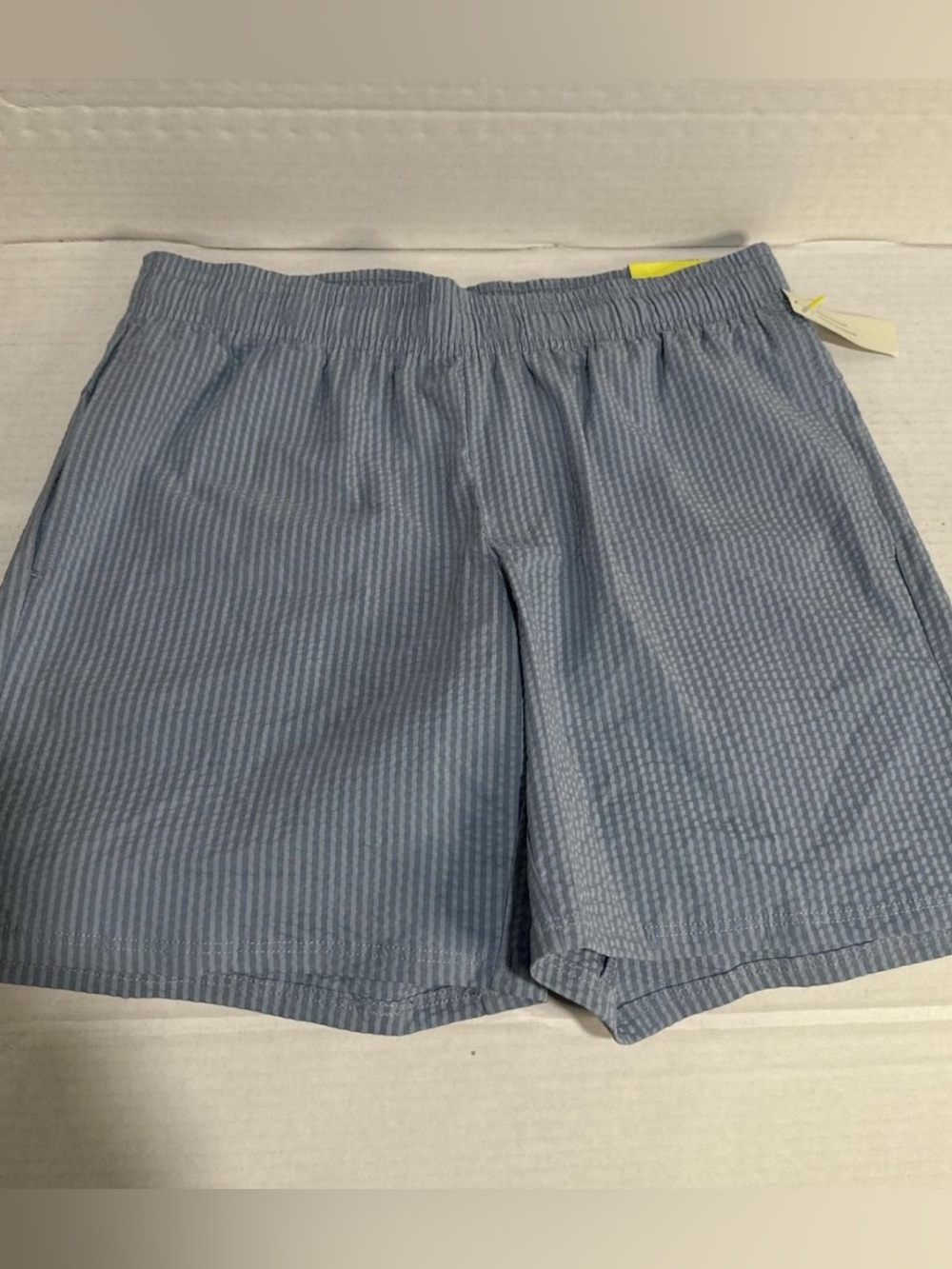 all in motion Blue Striped Seersucker Athletic Shorts